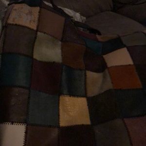 Lucky brand hobo patchwork bag
